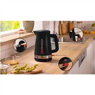 Bosch MyMoment, 2400 W, 1.7 L, black - Kettle
