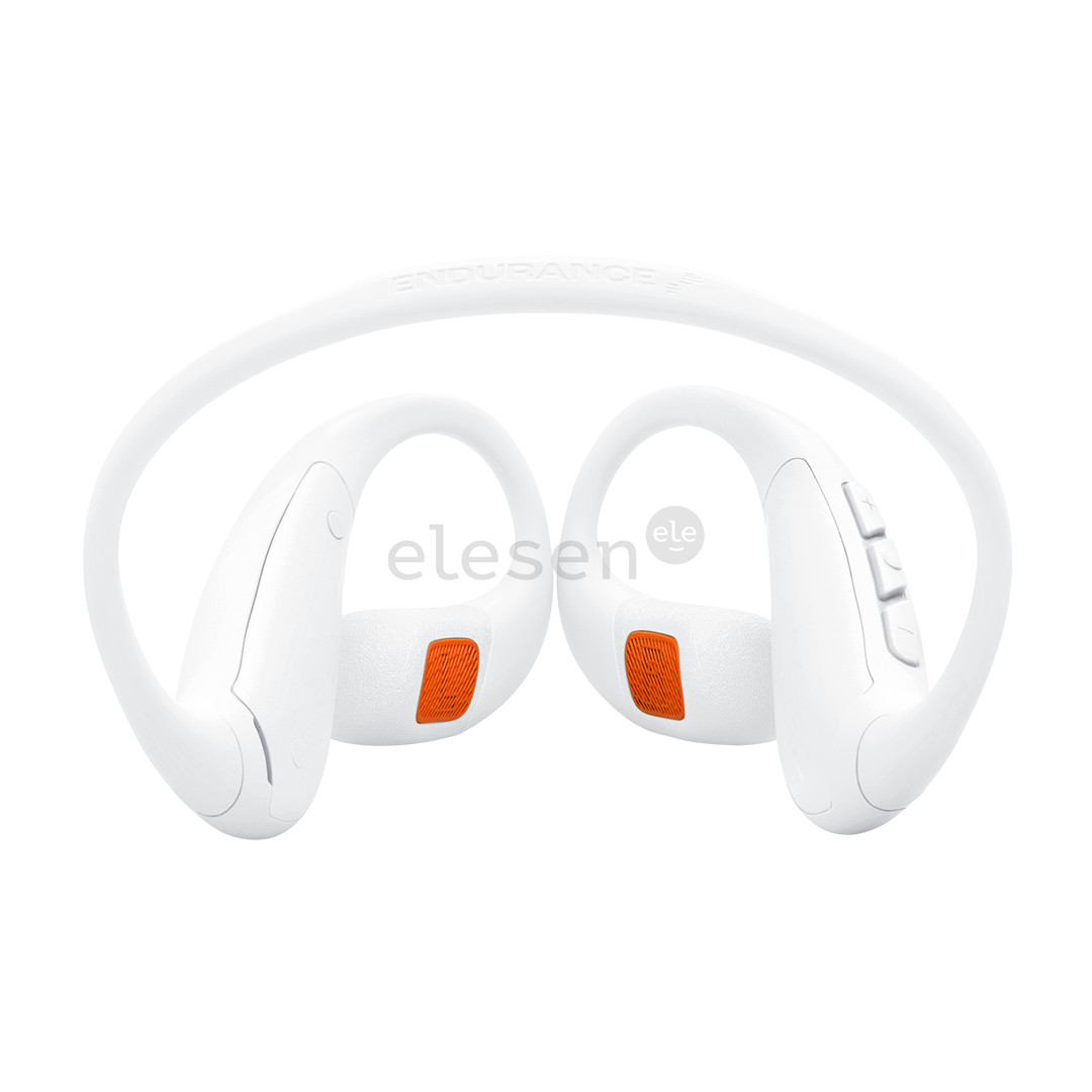 JBL Endurance Pace, open-ear, baltos - Belaidės ausinės