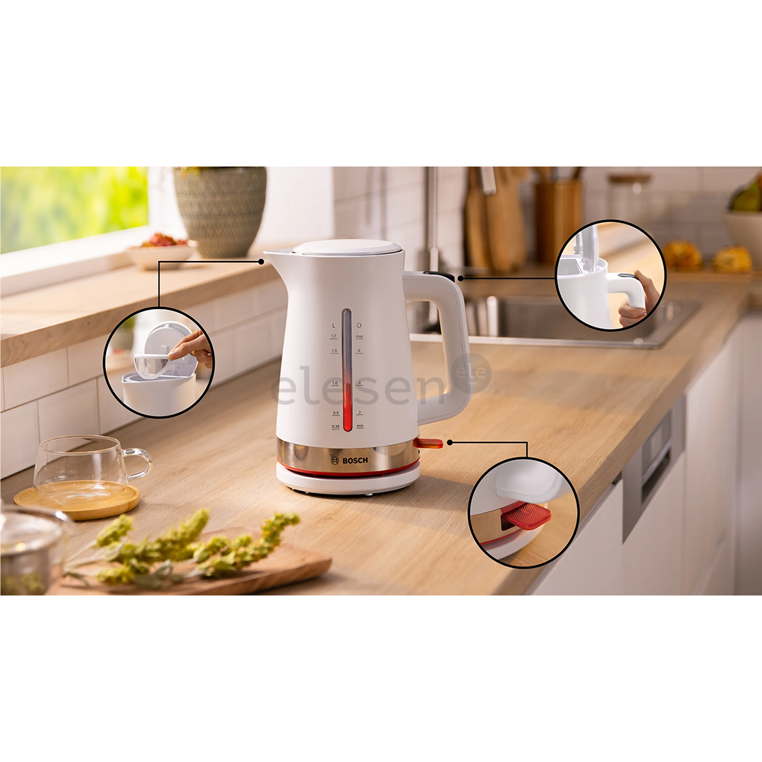 Bosch MyMoment, 2400 W, 1.7 L, white - Kettle