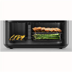 Xiaomi Dual Zone, 10 L, juoda - Karšto oro gruzdintuvė