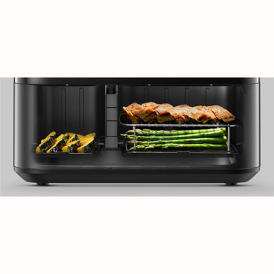 Xiaomi Dual Zone, 10 L, juoda - Karšto oro gruzdintuvė