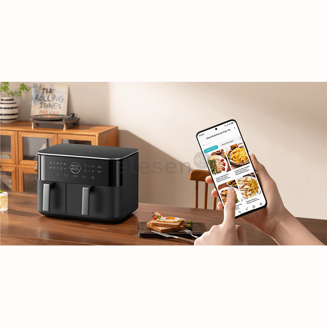 Xiaomi Dual Zone, 10 L, black - Air fryer