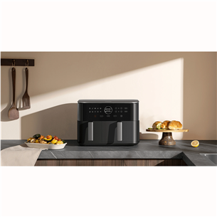 Xiaomi Dual Zone, 10 L, black - Air fryer