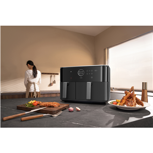 Xiaomi Dual Zone, 10 L, black - Air fryer