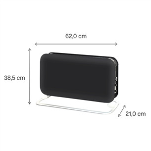 Mill, WiFi, 1200 W, juodas - Konvekcinis radiatorius