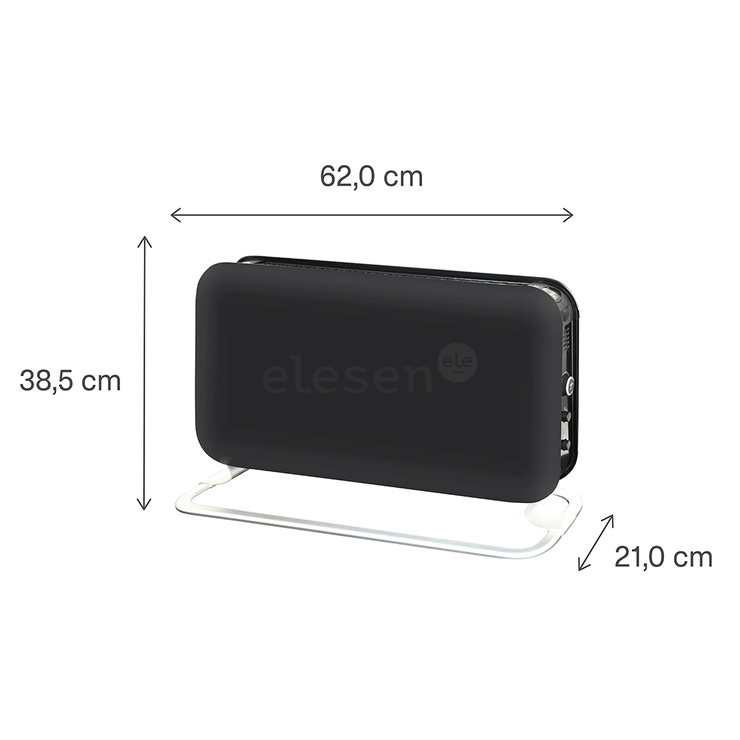 Mill, WiFi, 1200 Вт, черный - Конвектор