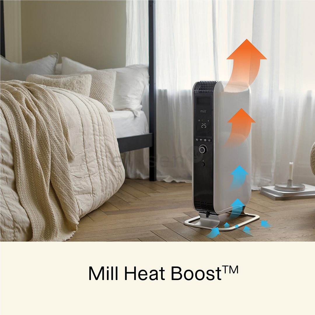 Mill Gentle Air WiFi, 2000 Вт, белый - Масляный радиатор