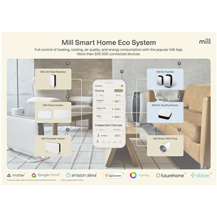 Mill Gentle Air WiFi, 2000 Вт, белый - Масляный радиатор