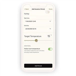 Mill Gentle Air WiFi, 2000 W, juodas - Tepalinis radiatorius