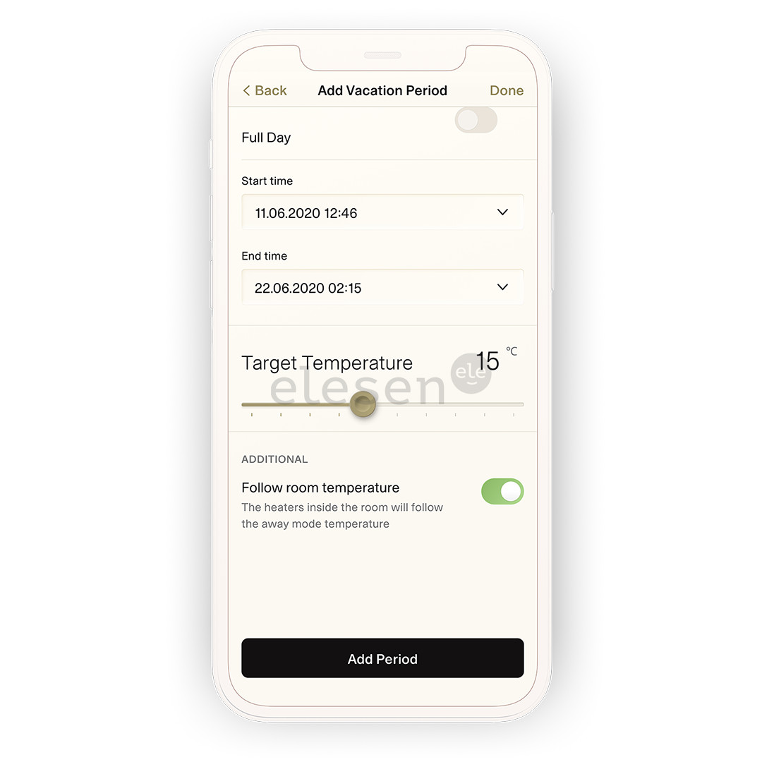 Mill Gentle Air WiFi, 2000 W, juodas - Tepalinis radiatorius