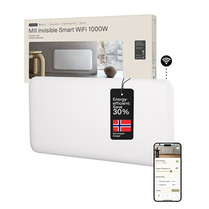 Mill Gen 4, Wi-Fi, 1000 W, baltas - Elektrinis radiatorius
