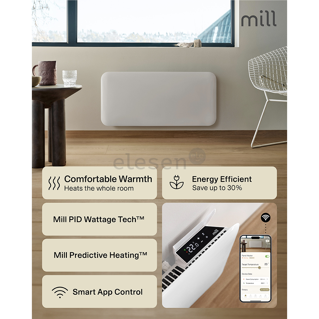 Mill Gen 4, Wi-Fi, 1000 Вт, белый - Электрический радиатор