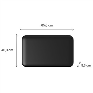 Mill Gen 4, Wi-Fi, 700 W, juodas - Elektrinis radiatorius