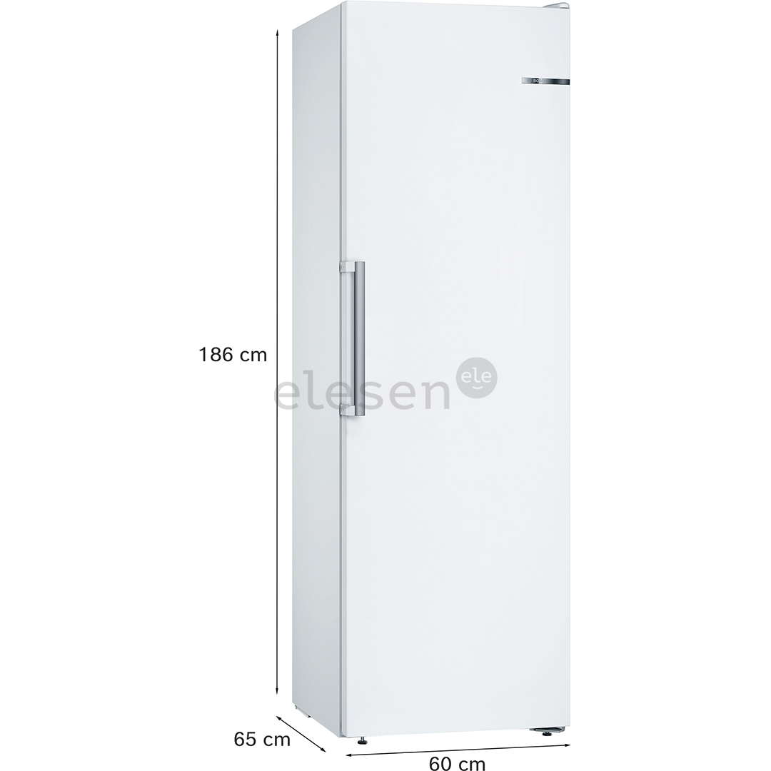 Bosch, Series 4, NoFrost, 242 л, высота 186 см, белый - Морозильник