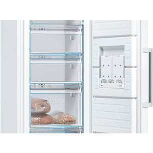 Bosch, Series 4, NoFrost, 242 л, высота 186 см, белый - Морозильник