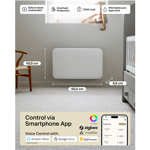 Mill Gen 4, Wi-Fi, 700 Вт, белый - Электрический радиатор