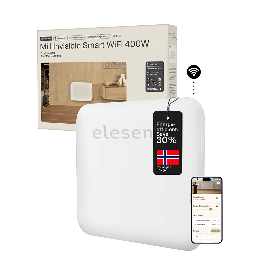 Mill Gen 4, Wi-Fi, 400 Вт, белый - Электрический радиатор