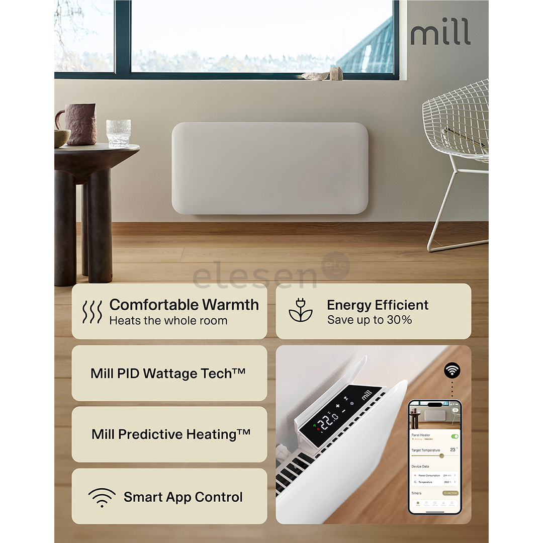 Mill Gen 4, Wi-Fi, 1500 Вт, белый - Электрический радиатор