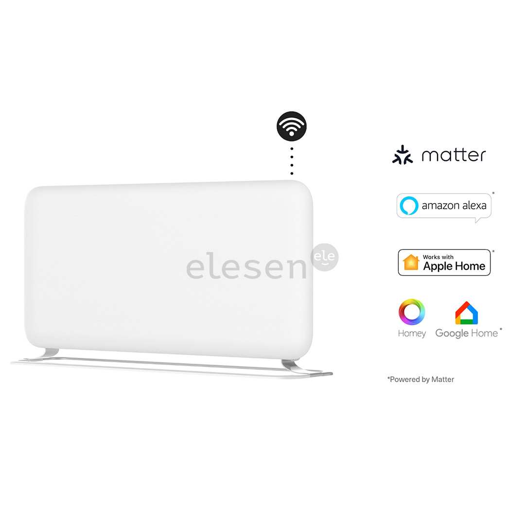 Mill Gen 4, Wi-Fi, 1500 W, baltas - Elektrinis radiatorius