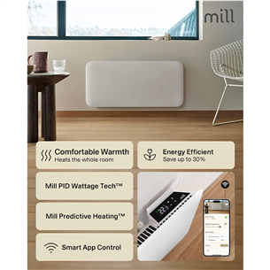 Mill Gen 4, Wi-Fi, 1500 Вт, белый - Электрический радиатор c подставкой