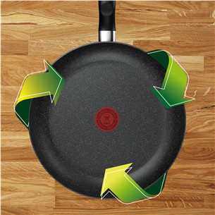 Tefal Dark Essential, 24/28 cm, black - Frypan set