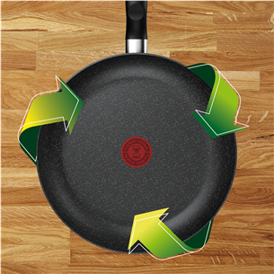 Tefal Dark Essential, 24/28 cm, juodas - Keptuvių rinkinys