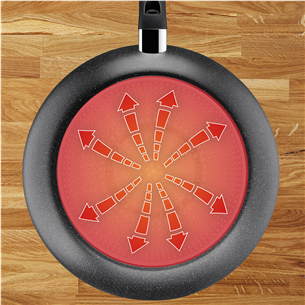 Tefal Dark Essential, 24/28 cm, juodas - Keptuvių rinkinys