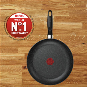 Tefal Dark Essential, 24/28 cm, black - Frypan set