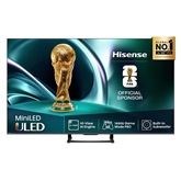Hisense U7Q, 50'', 4K UHD, Mini LED, black - TV