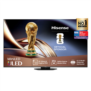 Hisense U8Q, 65'', 4K UHD, ULED, Mini LED, черный - Телевизор 65U8Q