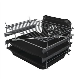 Gorenje, 70 L, width 50 cm, white - Gas cooker with electric oven