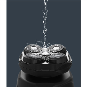 Rowenta GentleBald, Wet & Dry, черный/синий - Бритва для головы