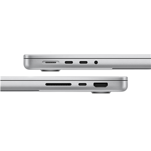 Apple MacBook Pro 14 (2025) M5, 10C/10C, 16 GB, 512 GB, SWE, sidabro spalvos - Nešiojamasis kompiuteris