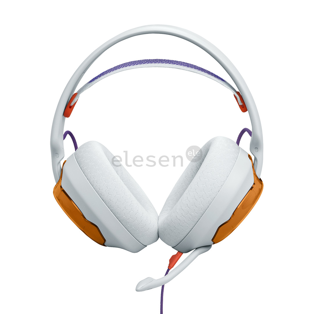 JBL Quantum 250, šviesiai žalios/oranžinės - Ausinės JBLQTUM250TEL