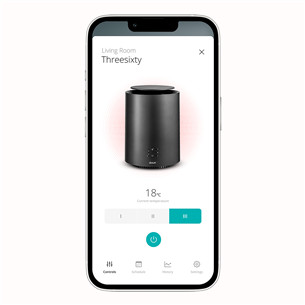 Duux Threesixty Gen2 1800 W, 30 m², pilkas - Šildytuvas ir ventiliatorius