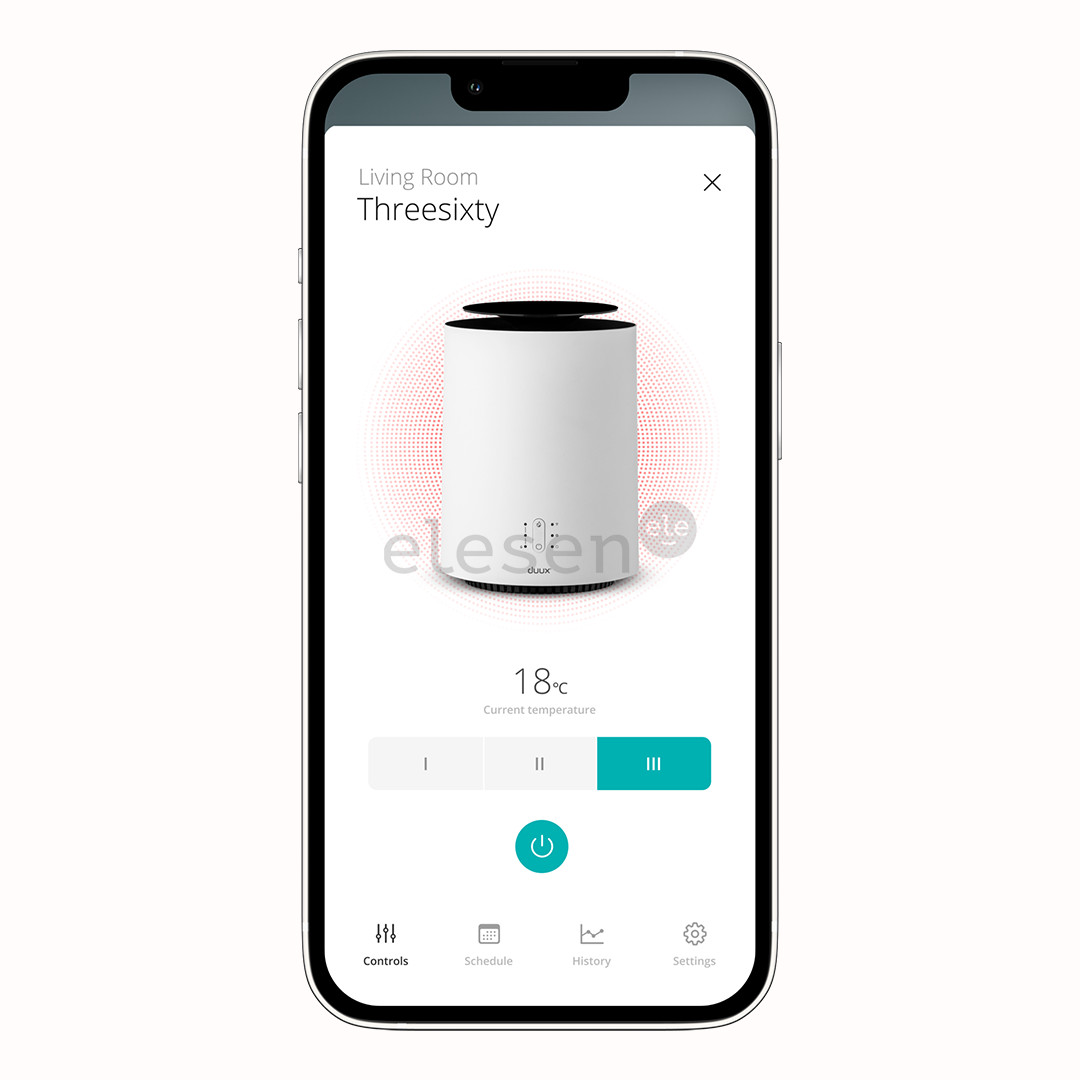 Duux Threesixty Gen2 1800 W, 30 m², baltas - Šildytuvas ir ventiliatorius