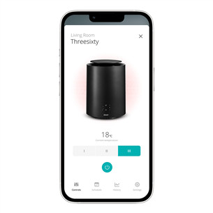 Duux Threesixty Gen2 1800 W, 30 m², juodas - Šildytuvas ir ventiliatorius