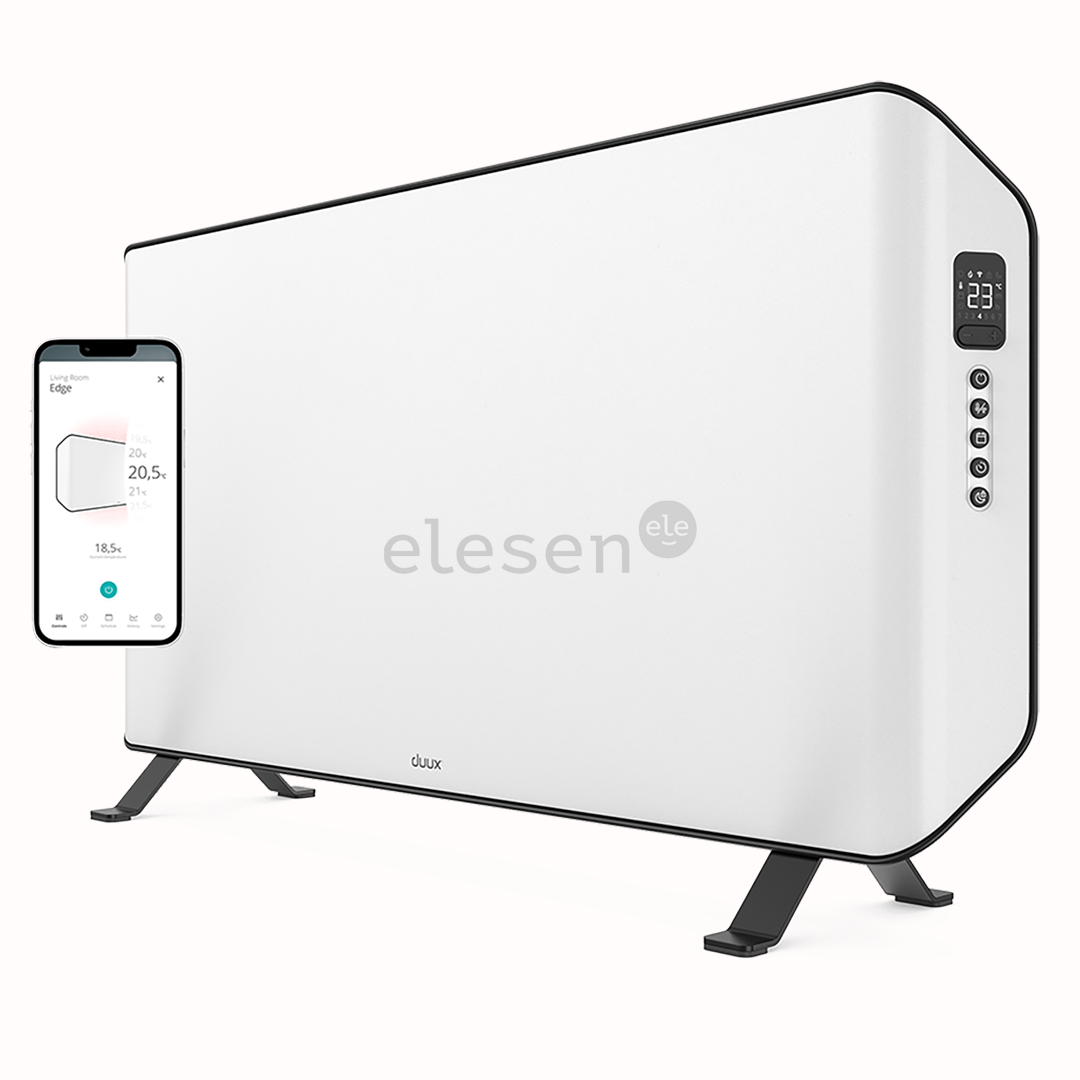 Duux Edge 1500 Smart 1500 W, 20 m², baltas - Konvekcinis radiatorius