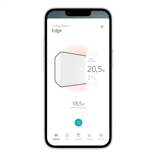 Duux Edge 1500 Smart 1500 W, 20 m², baltas - Konvekcinis radiatorius