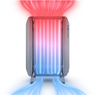 Duux Edge Oil, 2000 W, pilkas - Tepalinis radiatorius