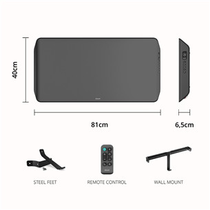 Duux Edge 2000 Smart 2000 W 30 m², grey - Convector