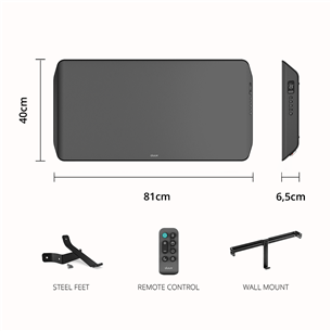 Duux Edge 2000 Smart 2000 Вт, 30 м², серый - Конвектор