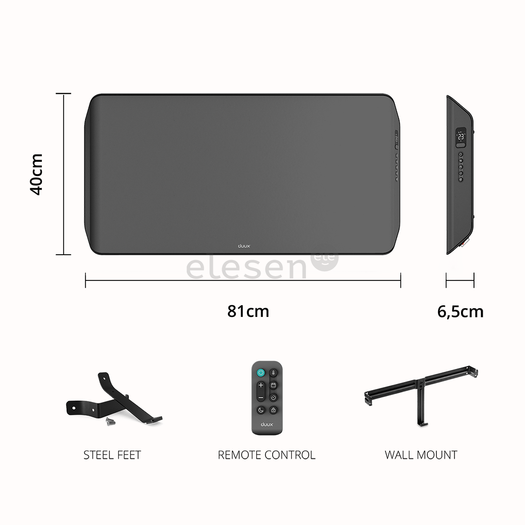 Duux Edge 2000 Smart 2000 Вт, 30 м², серый - Конвектор