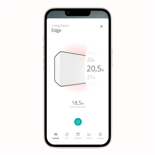 Duux Edge 2000 Smart 2000 Вт, 30 м², серый - Конвектор