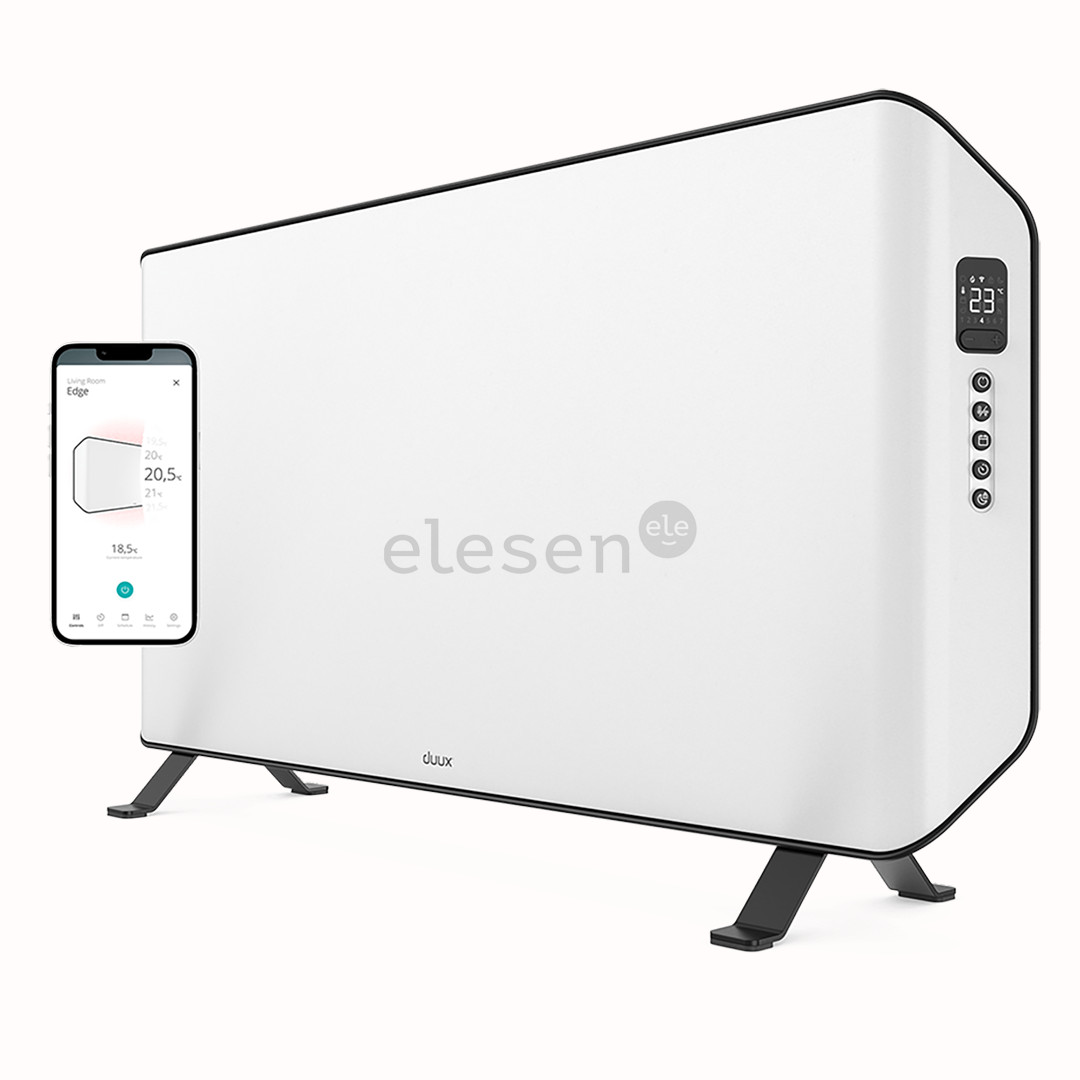 Duux Edge 2000 Smart 2000 W 30 m², baltas - Konvekcinis radiatorius