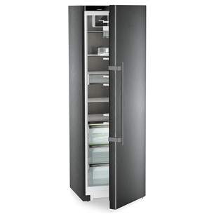 Liebherr Peak BioFresh, 386 L, aukštis 186 cm, juodo nerūdijančio plieno - Šaldytuvas