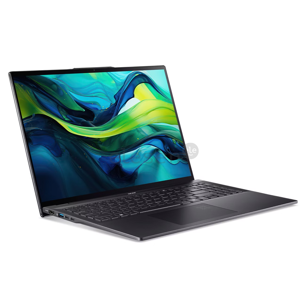 Acer Swift 16 AI OLED, 16'', WQXGA+, OLED, 120 Гц, Ultra 5, 16 ГБ, 512 ГБ, ENG, черный - Ноутбук