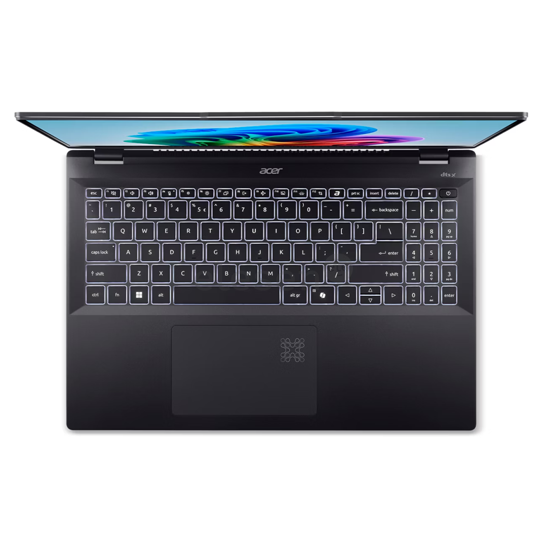 Acer Swift 16 AI OLED, 16'', WQXGA+, OLED, 120 Гц, Ultra 5, 16 ГБ, 512 ГБ, ENG, черный - Ноутбук