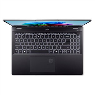 Acer Swift 16 AI OLED, 16'', WQXGA+, OLED, 120 Hz, Ultra 7, 32 GB, 1 TB, ENG, juodas - Nešiojamasis kompiuteris