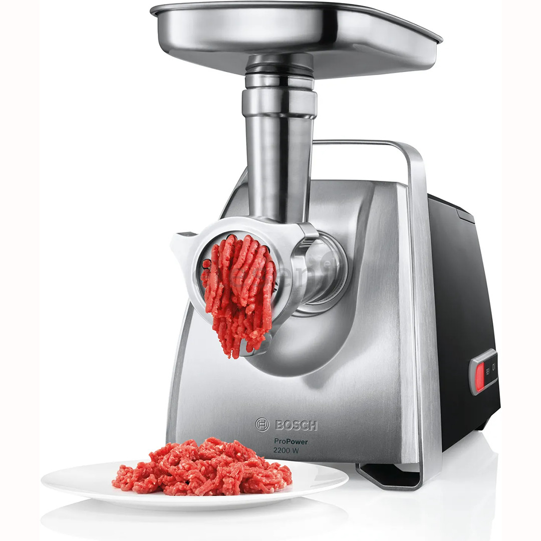 Bosch ProPower, 2200 W, black/chrome - Meat mincer